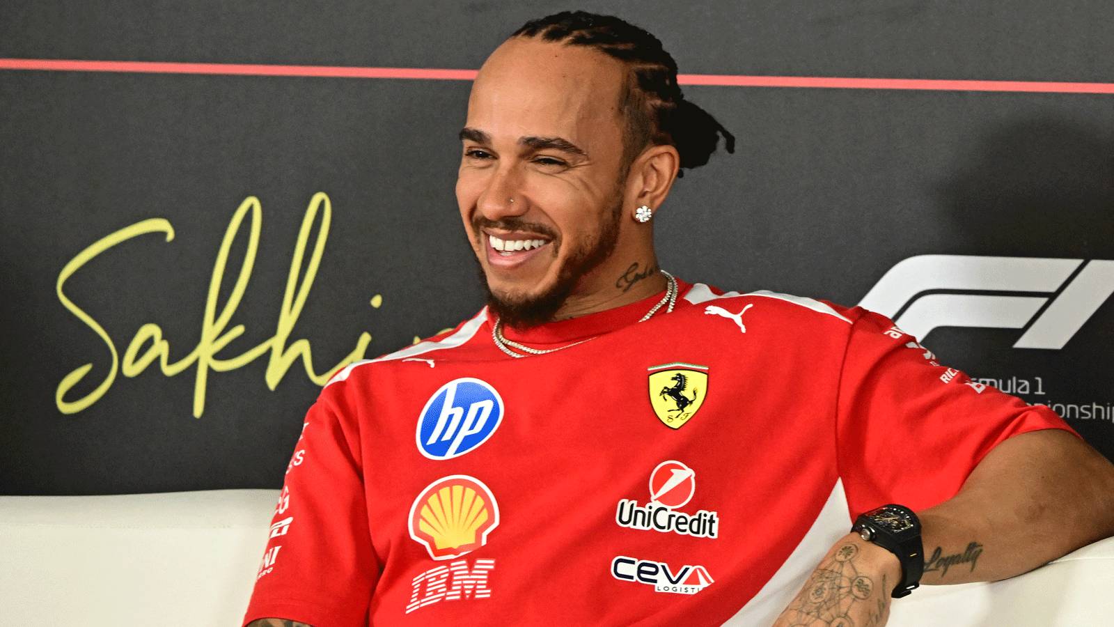 F1七冠王咸美頓接受訪問
