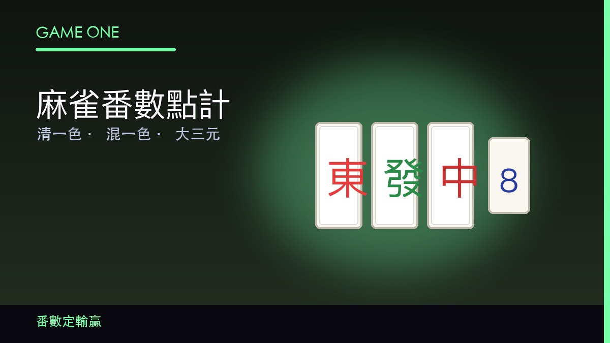 麻雀番數計法