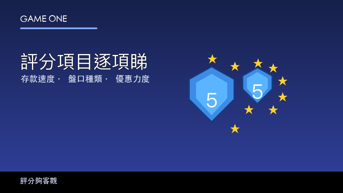 gameone 評分項目